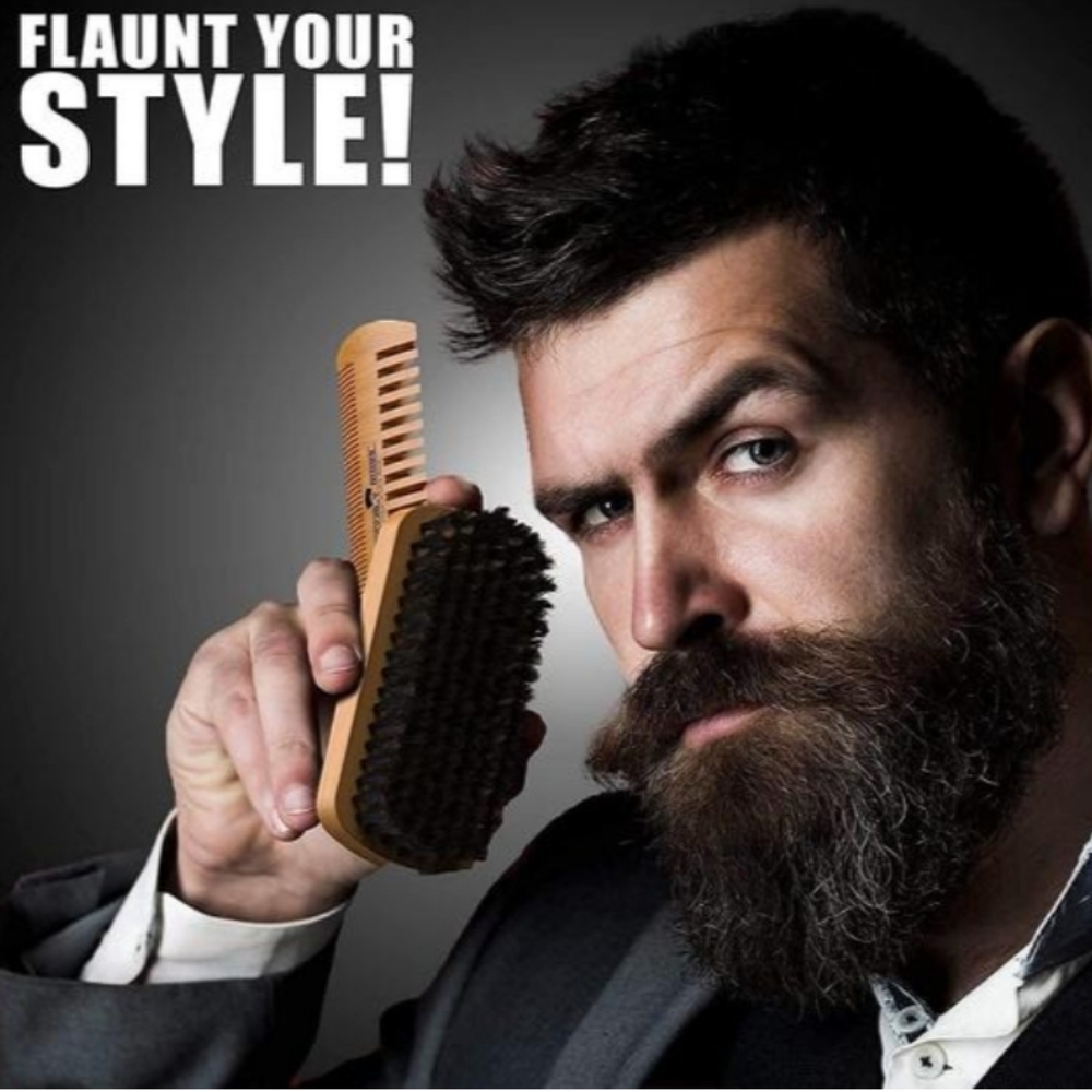 Beard Comb Set For Men - Picture 4 of 5